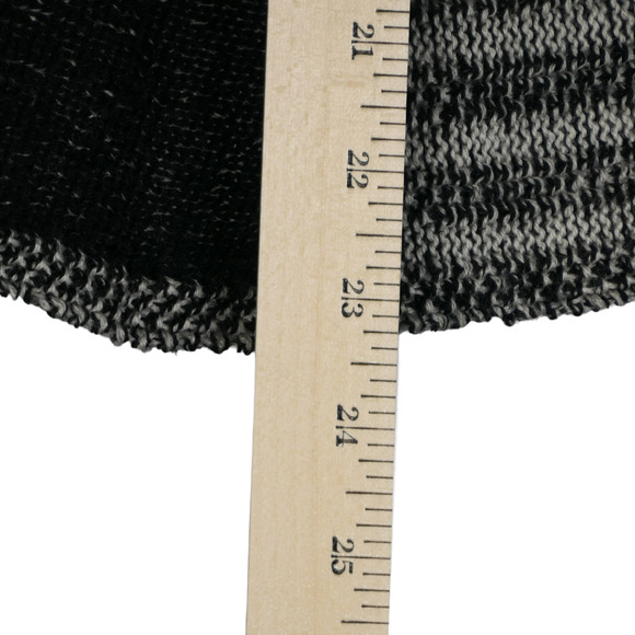 Cabi Black Gray Cardigan Sweater Women Small Wool Blend Patchwork Style 483 - Picture 7 of 9